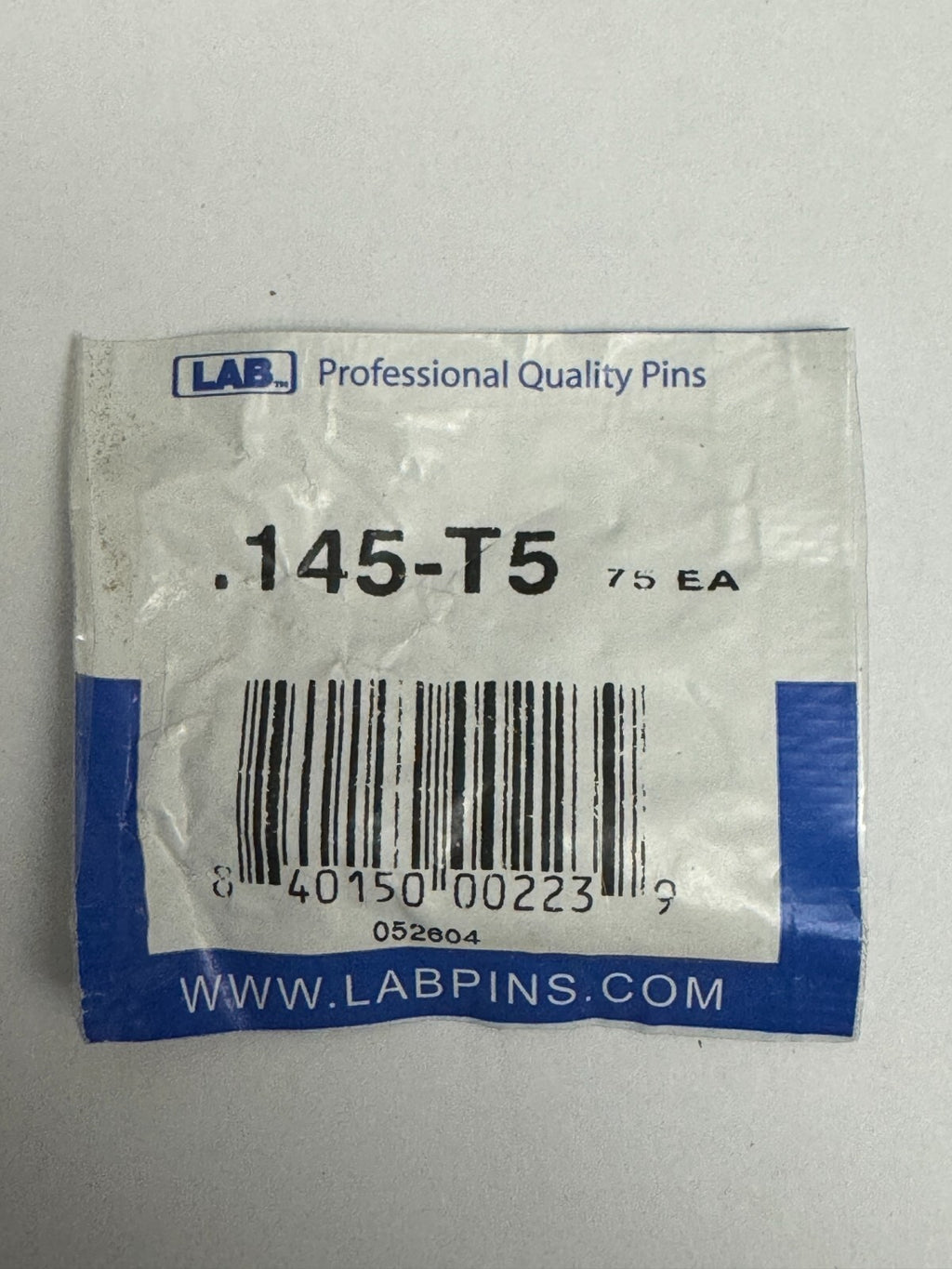 Lab Pins - 75ct - Lock Cylinder Pins - Master / Top Pin - .145 Grey — photo 1