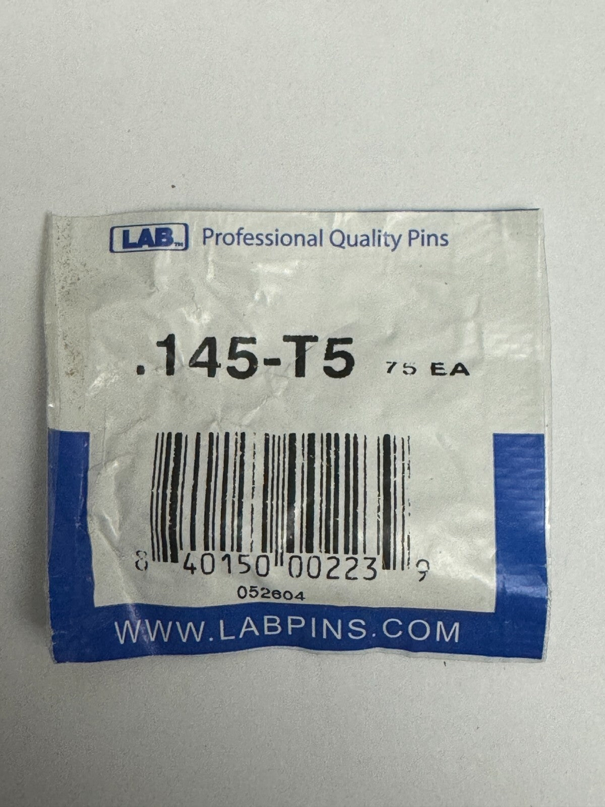 Lab Pins - 75ct - Lock Cylinder Pins - Master / Top Pin - .145 Grey — photo 1