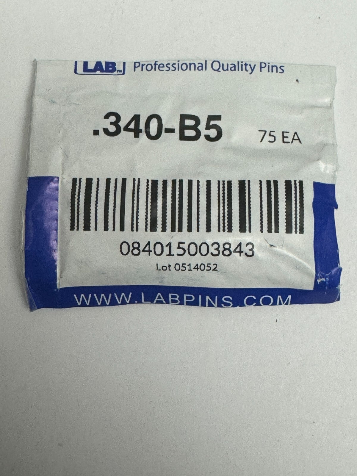 Lab Pins - 75ct - Lock Cylinder Pins - Bottom Pin - .340 Gold — photo 1