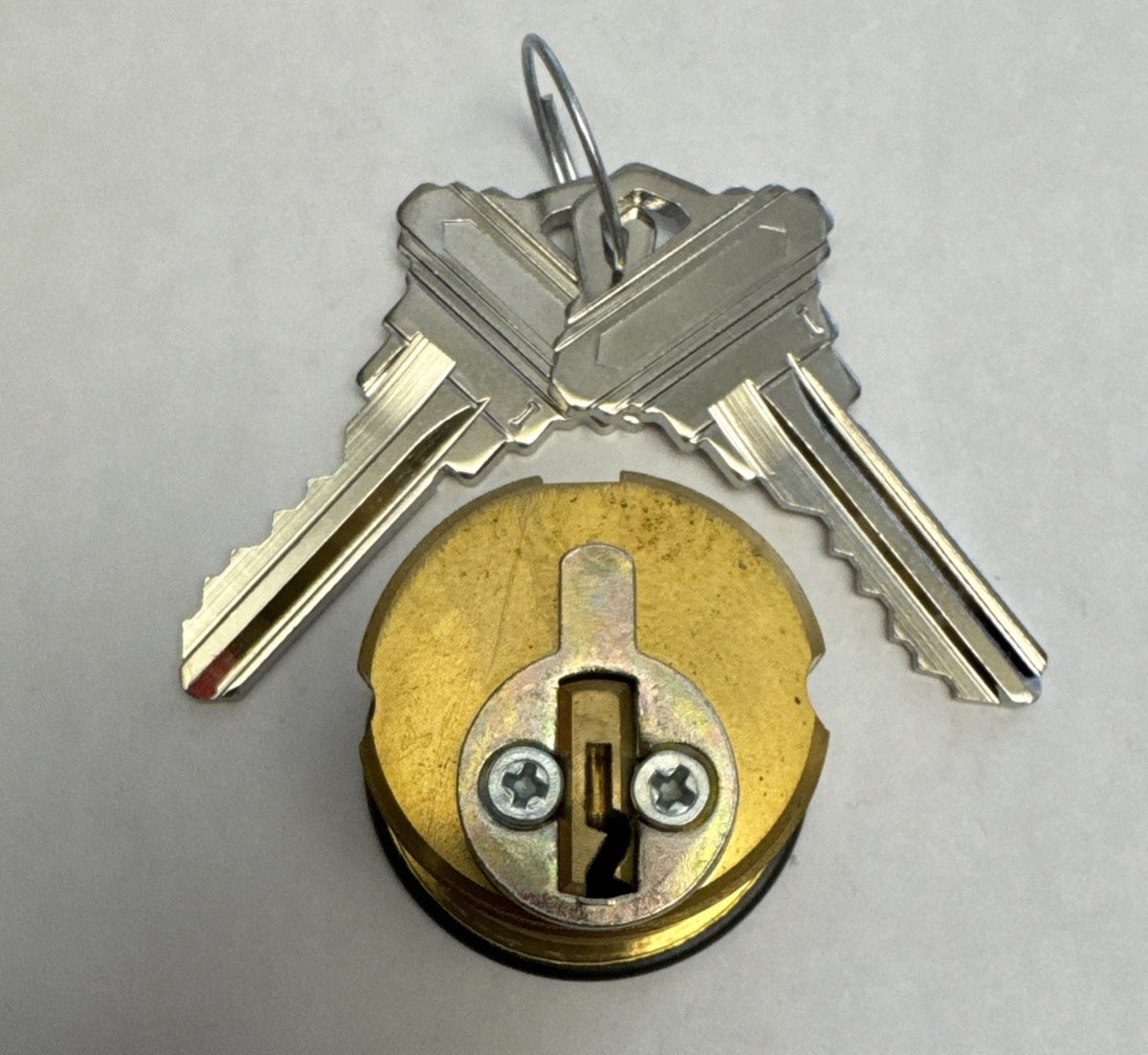 1” Mortise Cylinder - SC1 - Schlage - Brown — photo 3