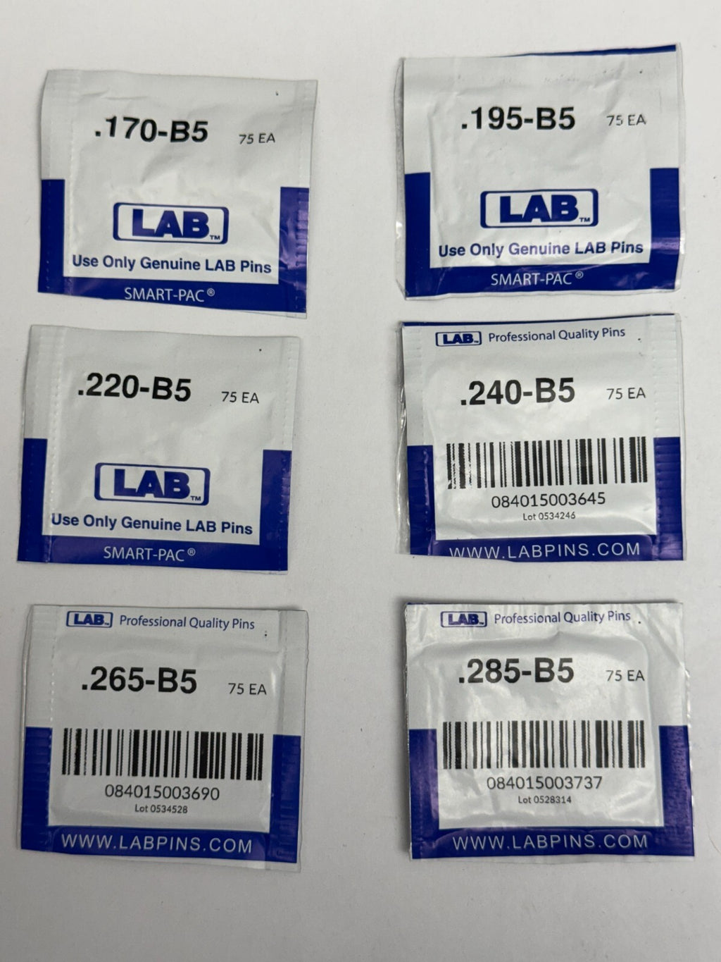 Lab Pin - 75ct ea - Lock Cylinder Pins - Kwickset - All Sizes of Bottom Pins Kit — photo 1