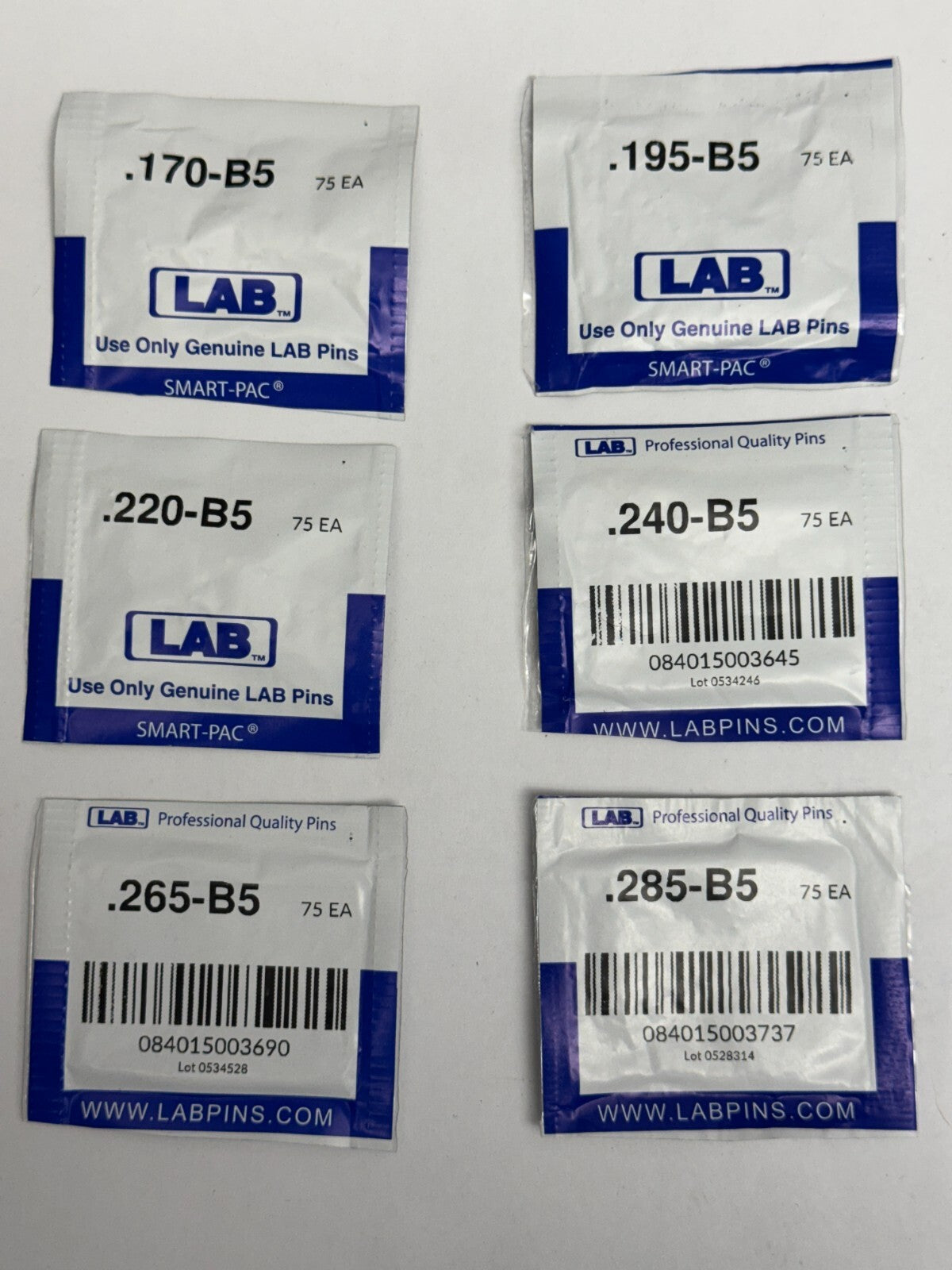 Lab Pin - 75ct ea - Lock Cylinder Pins - Kwickset - All Sizes of Bottom Pins Kit — photo 1