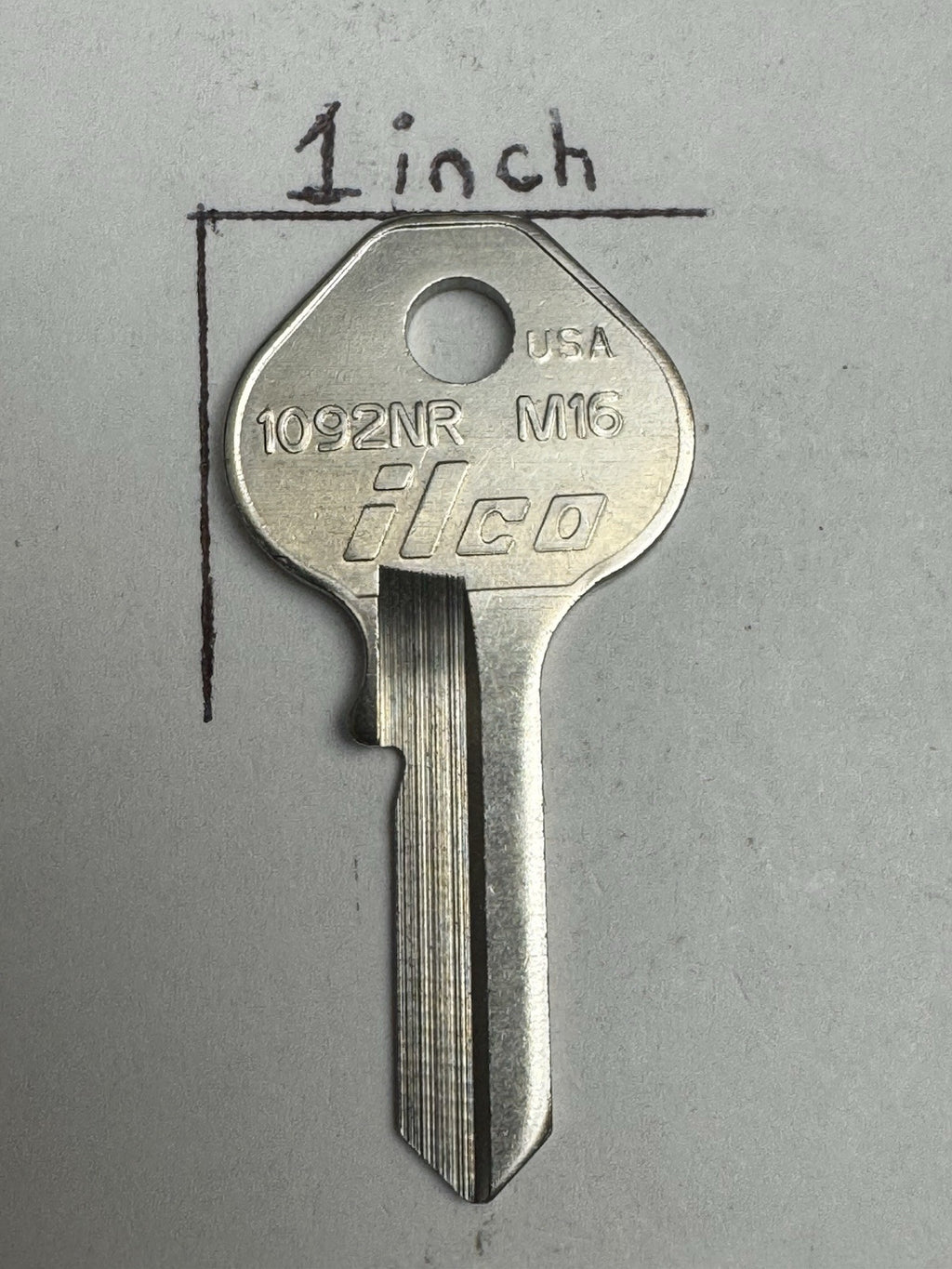 Ilco - 1092NR - M16 - Master Padlock 27K - Key Blank — photo 5