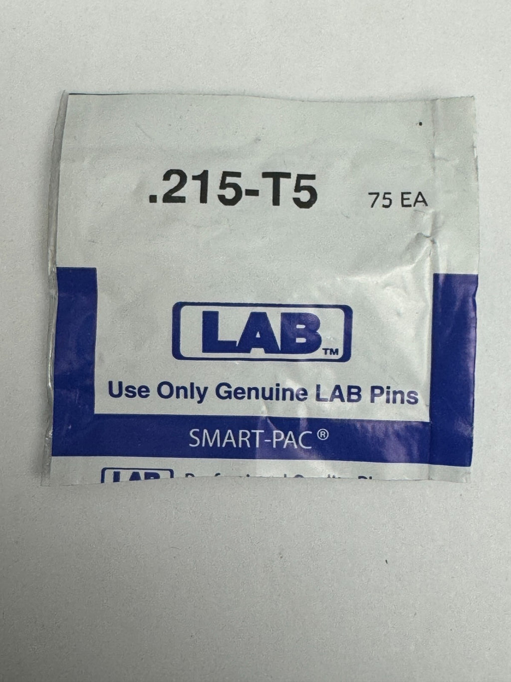Lab Pins - 75ct - Lock Cylinder Pins - Master / Top Pin - .215 Grey — photo 1