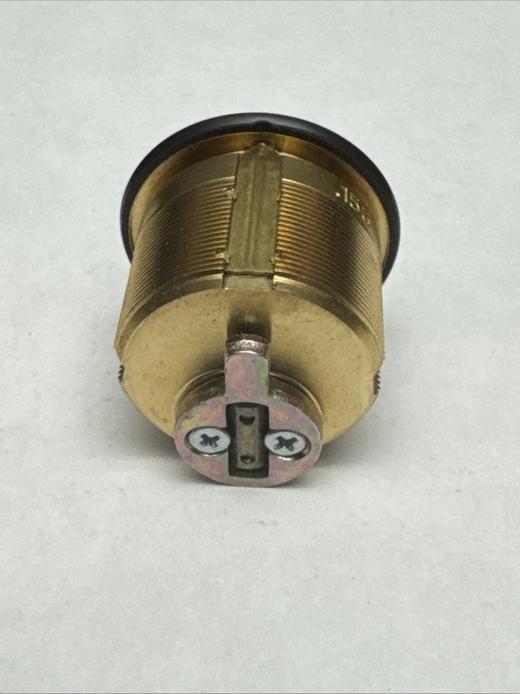 LSDA - 1 ” - Mortise Thumbturn Cylinder - 10B - Brown - Solid Brass — photo 3