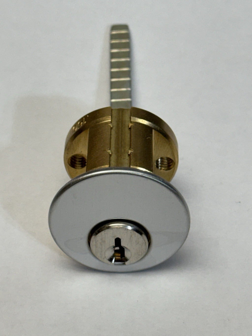 Rim Cylinder Lock - KW1  (KS) Kwickset Keyway - Satin Chrome 26D — photo 3