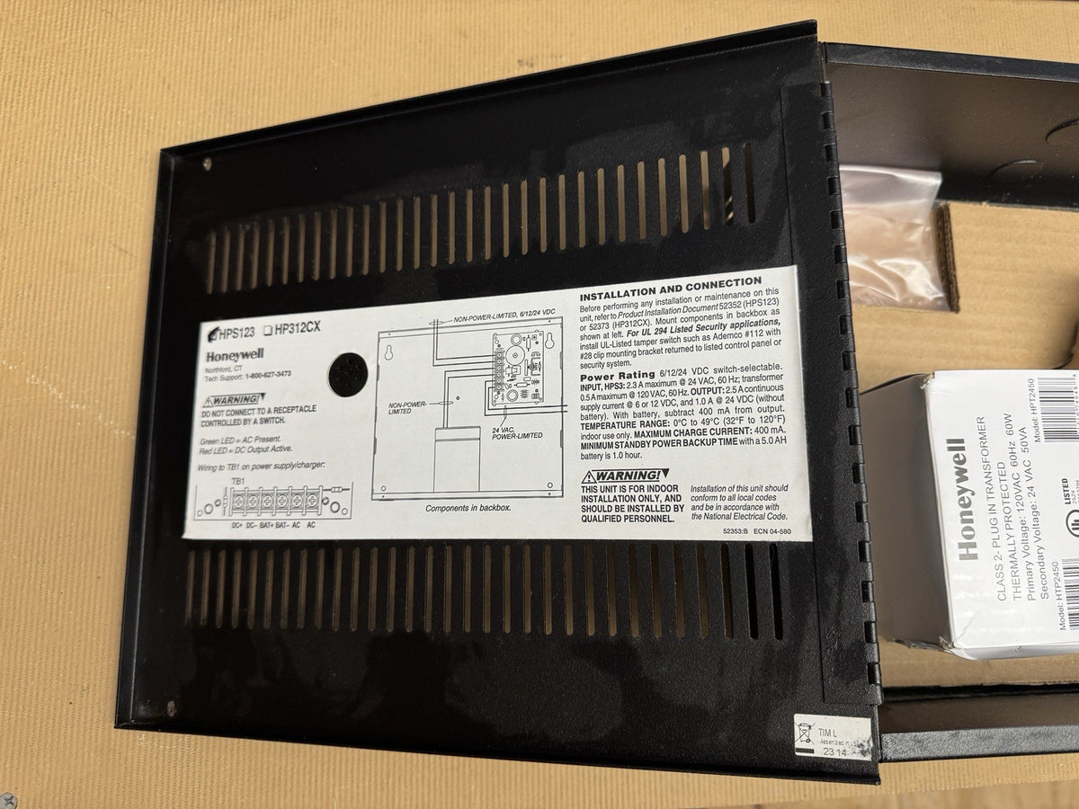 HONEYWELL HPS123 - 6/12VDC 2.5A  Power Supply Kit. — photo 4