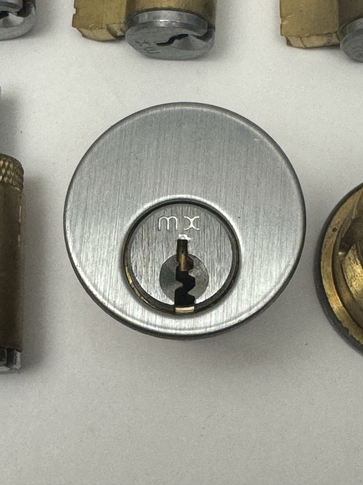 Lot Of 15 GMS Restricted Cylinders MX Series - 1 Key Fits All Lever And Mortise — photo 2