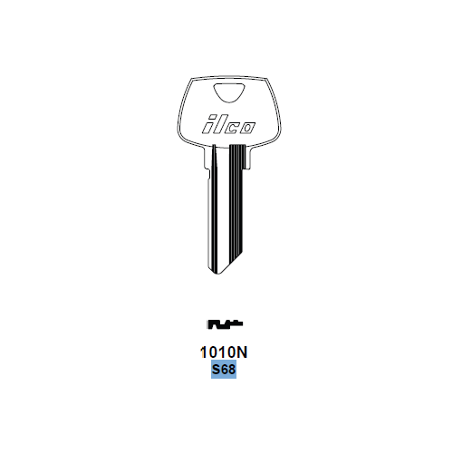 Ilco - Sargent 275s - 1010N - S68 - Key Blank — photo 4