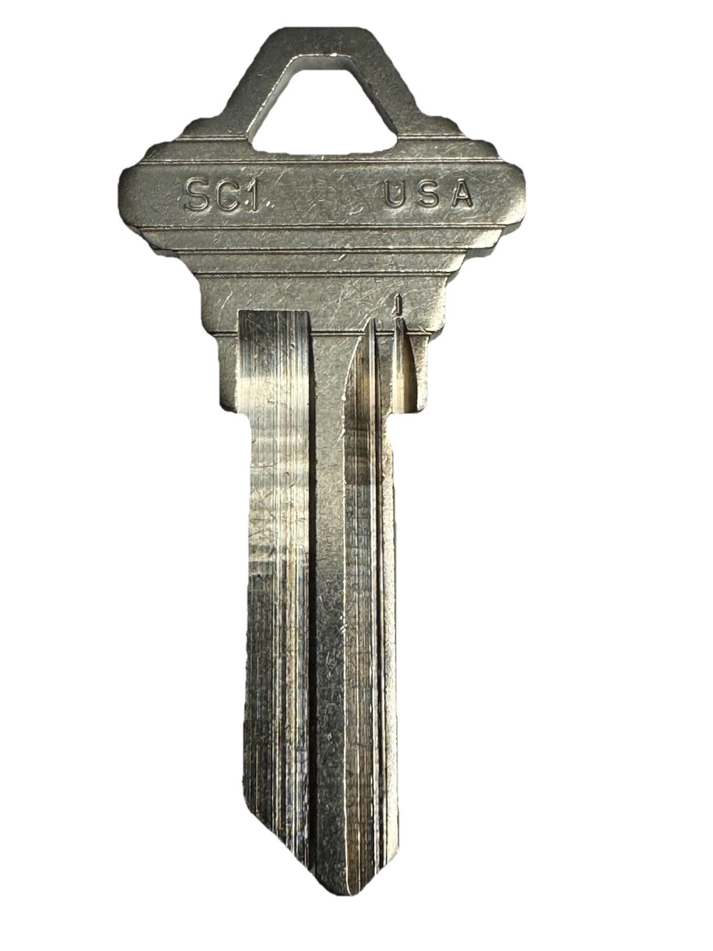 Ilco - SC1 - Schlage - Key Blank - 5 Pin - Cut to Code Nickle Plated Brass — photo 1