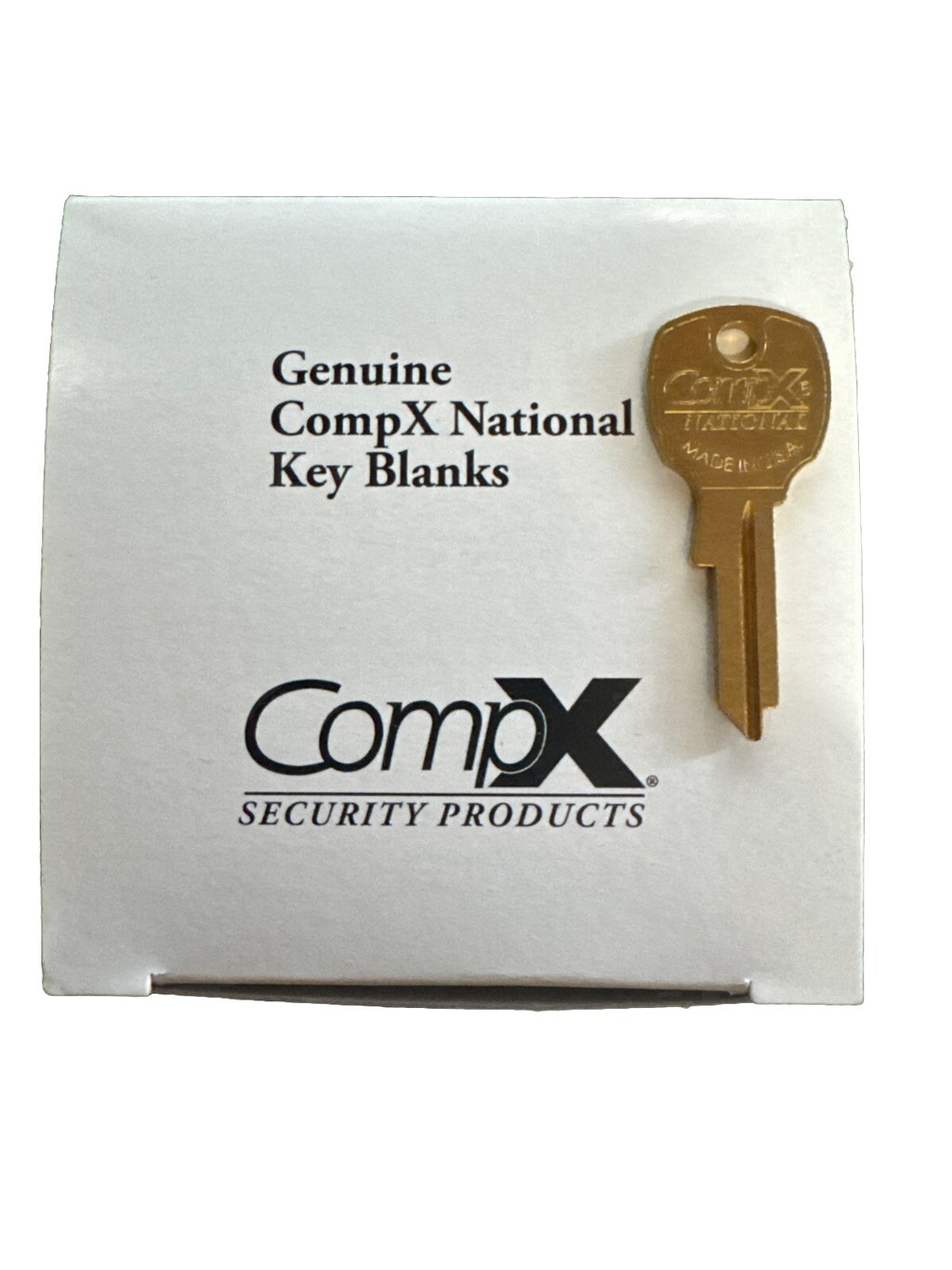 Compx National - D4291 - Key Blank - For 4Ded5 - Bright Brass — photo 1