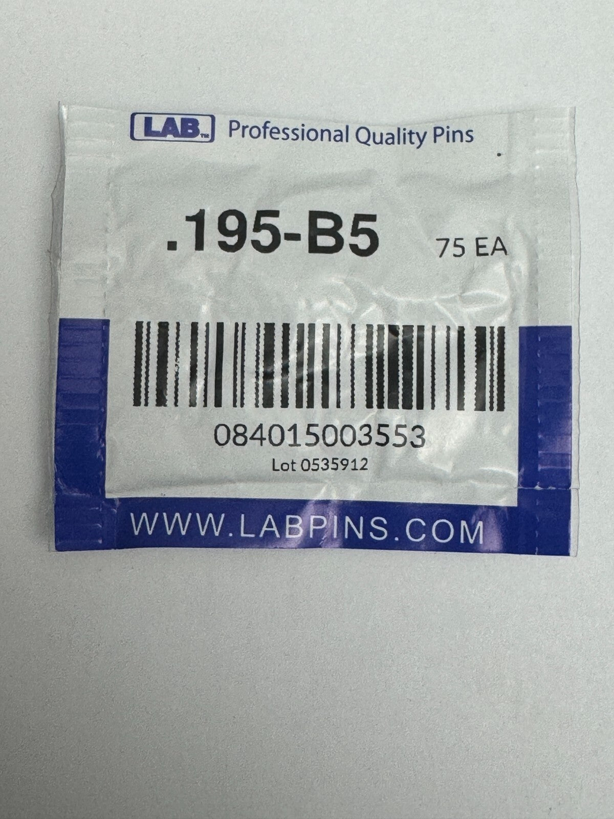 Lab Pins - 75ct - Lock Cylinder Pins - Bottom Pin - .195 Purple — photo 1