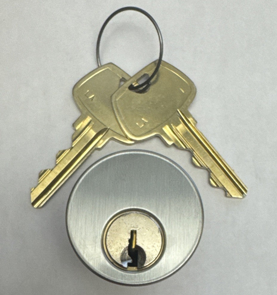 1” Mortise Cylinder - LA - Sargent - Satin Chrome — photo 2