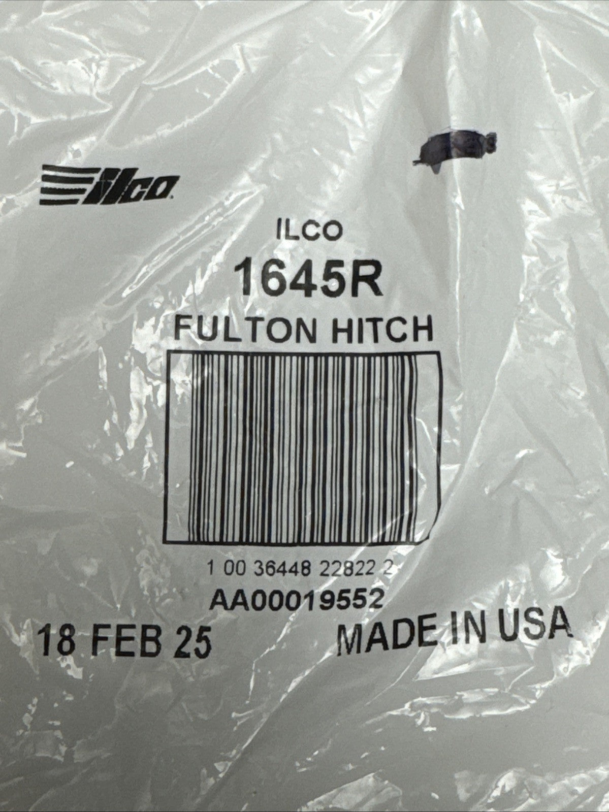 Ilco - 1645R - 1645 Reverse - Key Blank - FULTON HITCH - Made In USA — photo 4